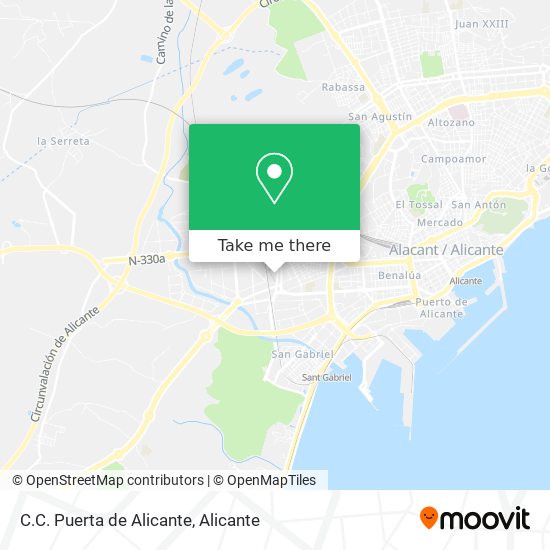mapa C.C. Puerta de Alicante