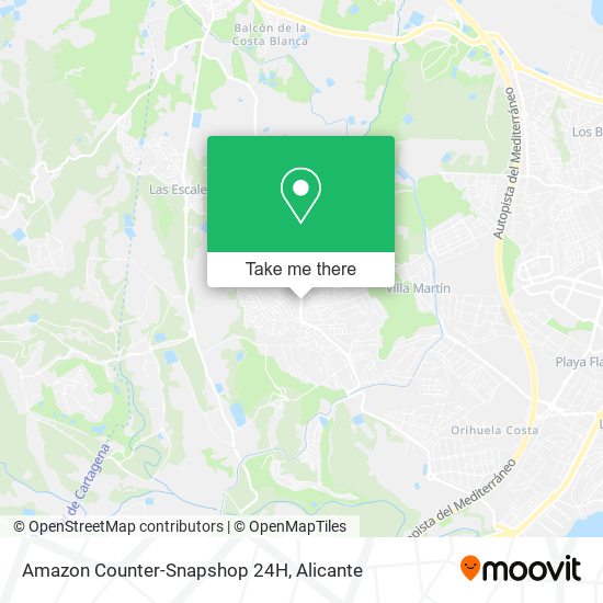 mapa Amazon Counter-Snapshop 24H