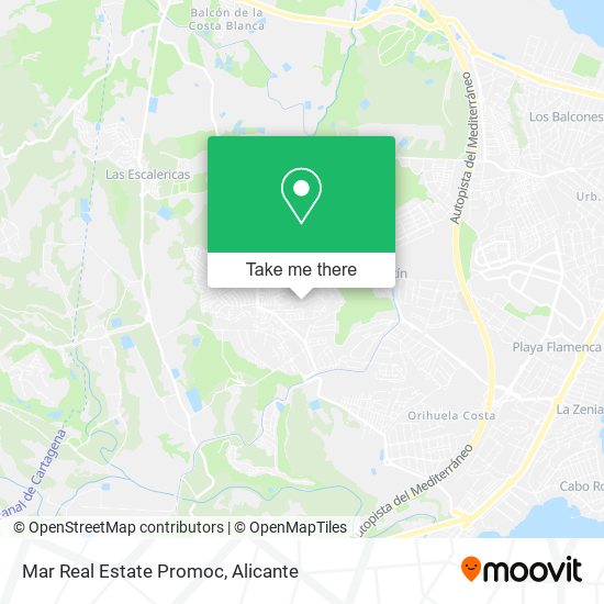 Mar Real Estate Promoc map