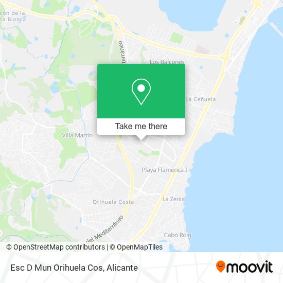 Esc D Mun Orihuela Cos map
