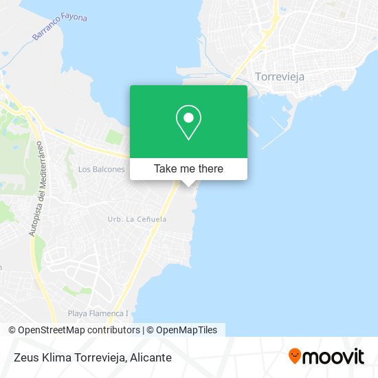 mapa Zeus Klima Torrevieja