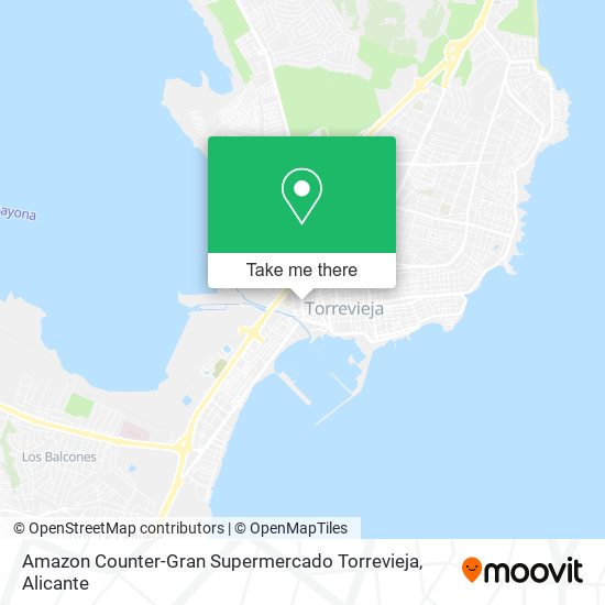 mapa Amazon Counter-Gran Supermercado Torrevieja