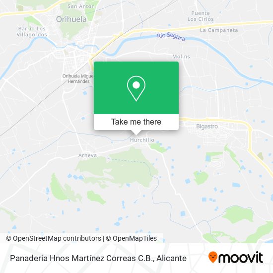 Panaderia Hnos Martínez Correas C.B. map