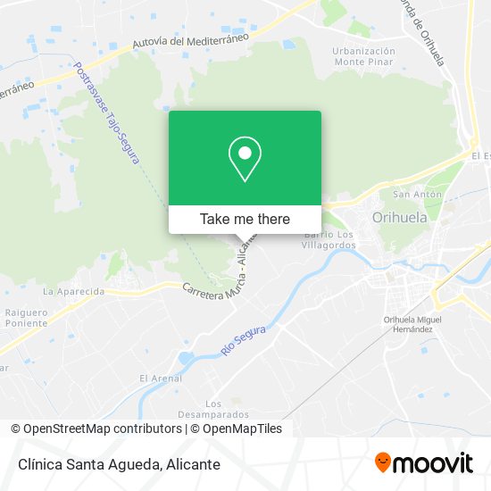 Clínica Santa Agueda map