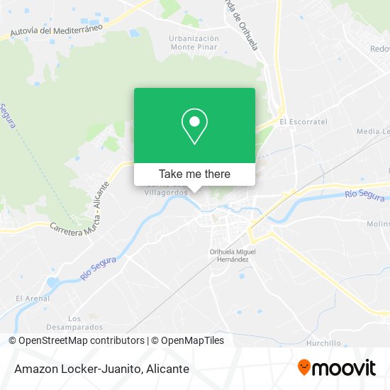 Amazon Locker-Juanito map