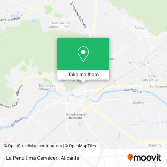 La Penultima Cerveceri map