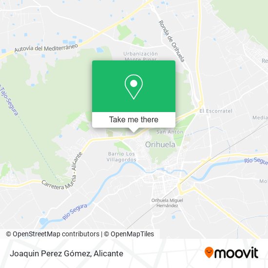 Joaquin Perez Gómez map