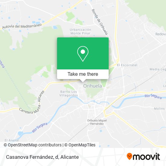 Casanova Fernández, d map