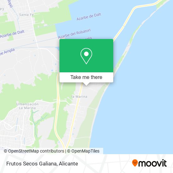 Frutos Secos Galiana map