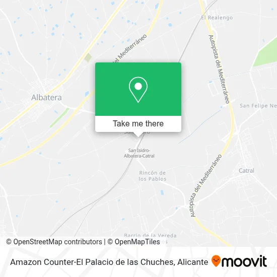 Amazon Counter-El Palacio de las Chuches map