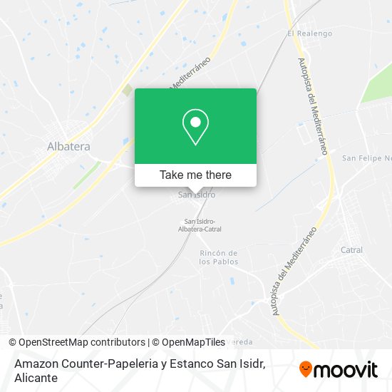 mapa Amazon Counter-Papeleria y Estanco San Isidr