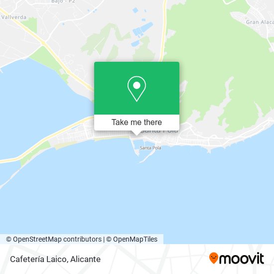 Cafetería Laico map