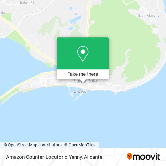 Amazon Counter-Locutorio Yenny map