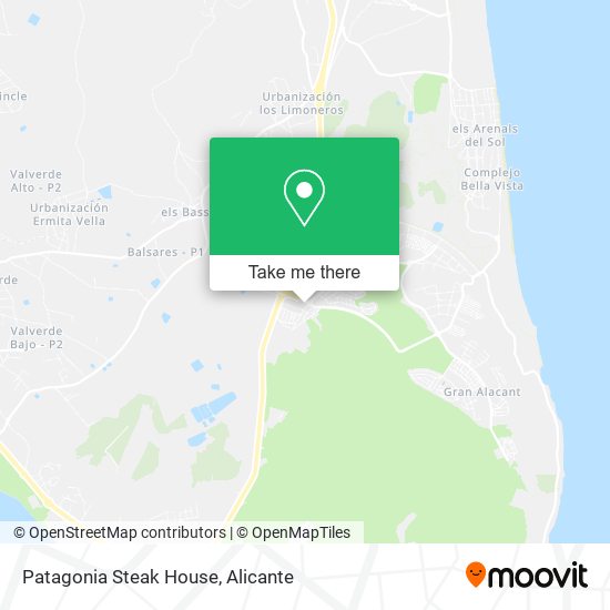 Patagonia Steak House map