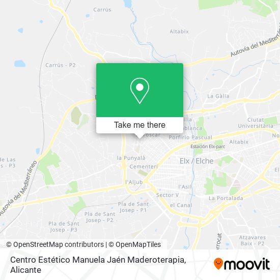 Centro Estético Manuela Jaén Maderoterapia map