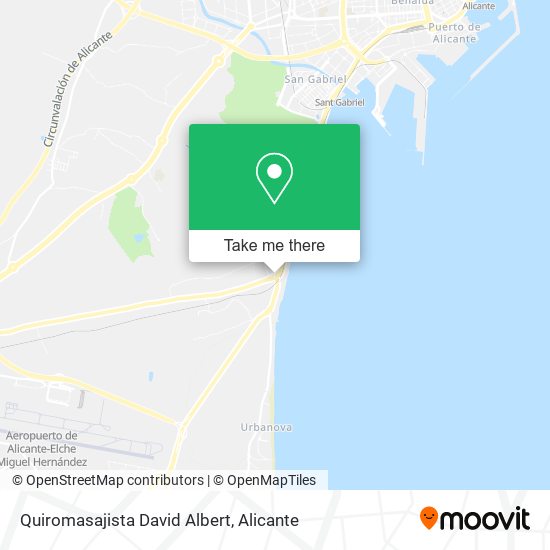 Quiromasajista David Albert map