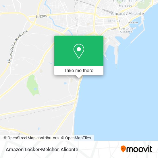 Amazon Locker-Melchor map