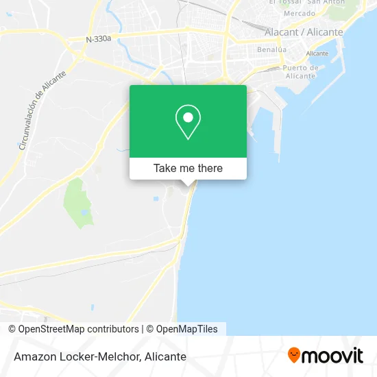Amazon Locker-Melchor map