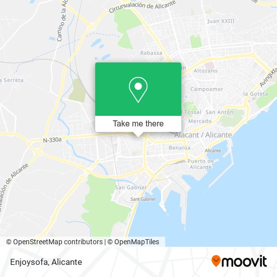 Enjoysofa map