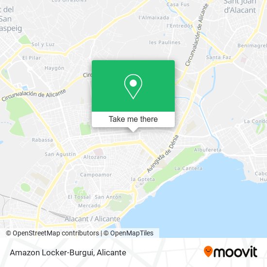 mapa Amazon Locker-Burgui