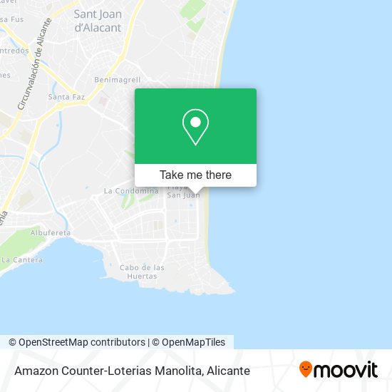 Amazon Counter-Loterias Manolita map