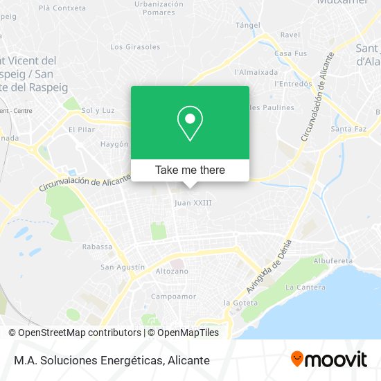 M.A. Soluciones Energéticas map