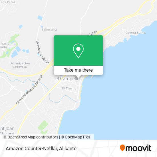 Amazon Counter-Netllar map