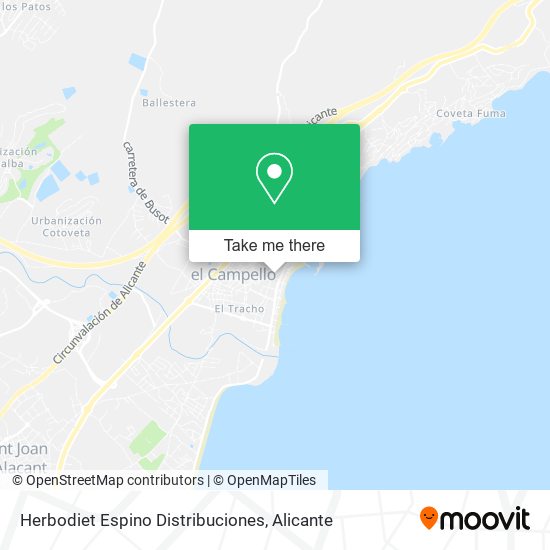 Herbodiet Espino Distribuciones map