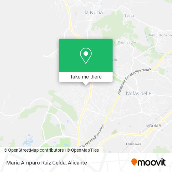 Maria Amparo Ruiz Celda map