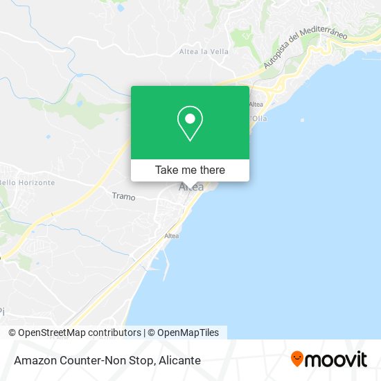 Amazon Counter-Non Stop map