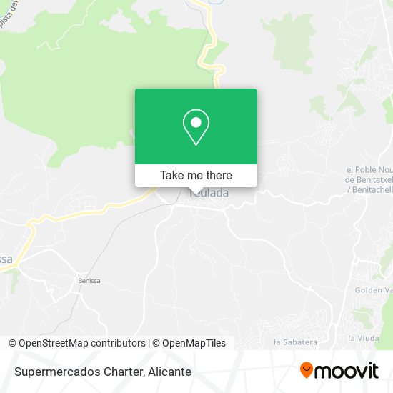 Supermercados Charter map