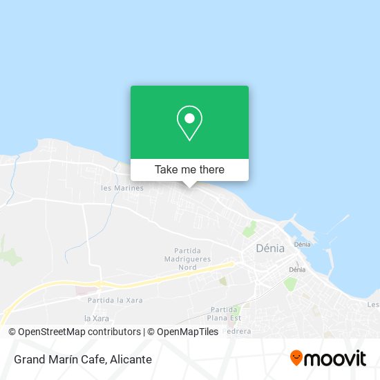 Grand Marín Cafe map