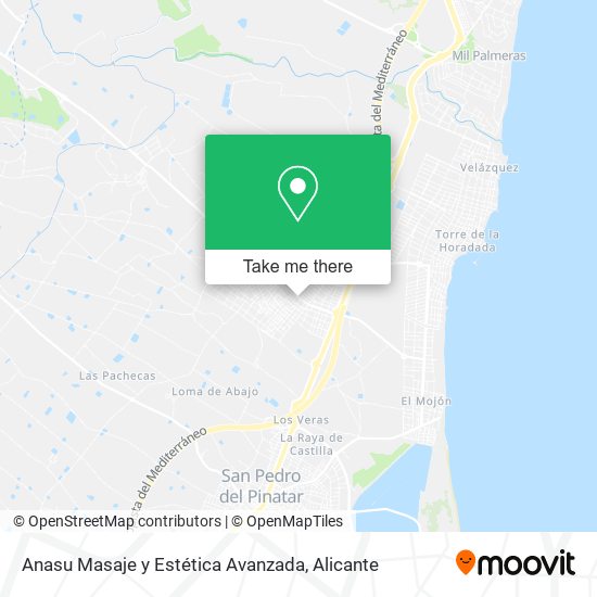 Anasu Masaje y Estética Avanzada map