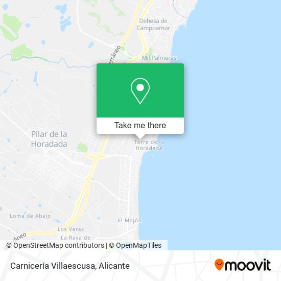 Carnicería Villaescusa map