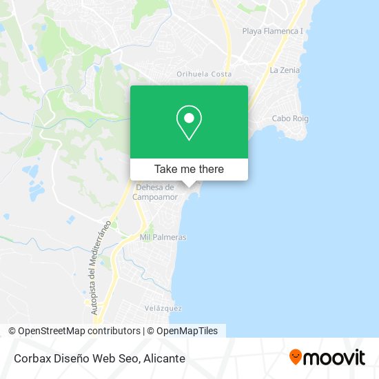 Corbax Diseño Web Seo map