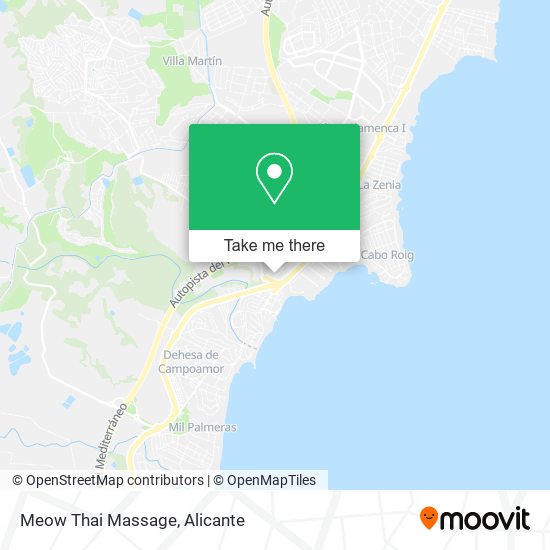 Meow Thai Massage map