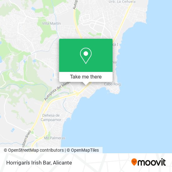 mapa Horrigan's Irish Bar