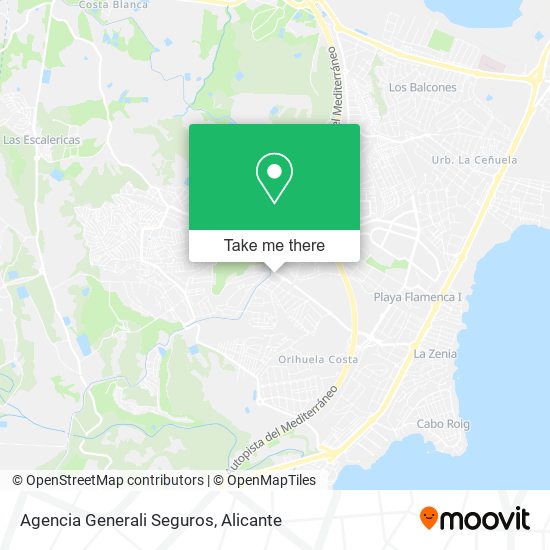 Agencia Generali Seguros map