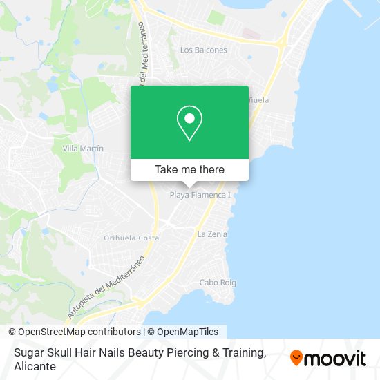 Sugar Skull Hair Nails Beauty Piercing & Training map