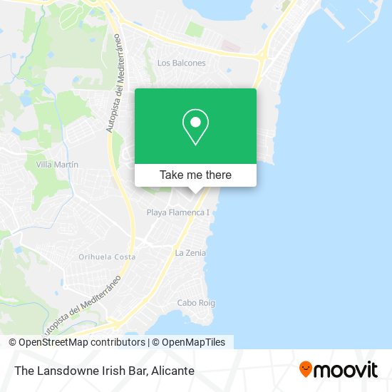 The Lansdowne Irish Bar map