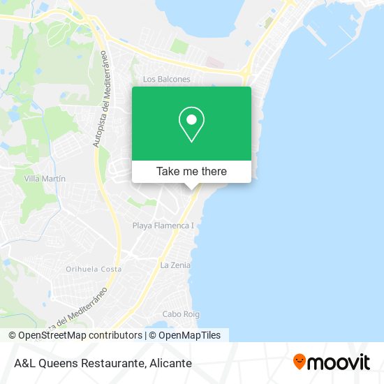 A&L Queens Restaurante map