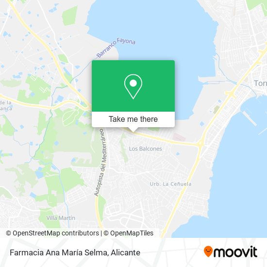 Farmacia Ana María Selma map