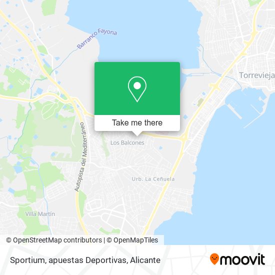 Sportium, apuestas Deportivas map
