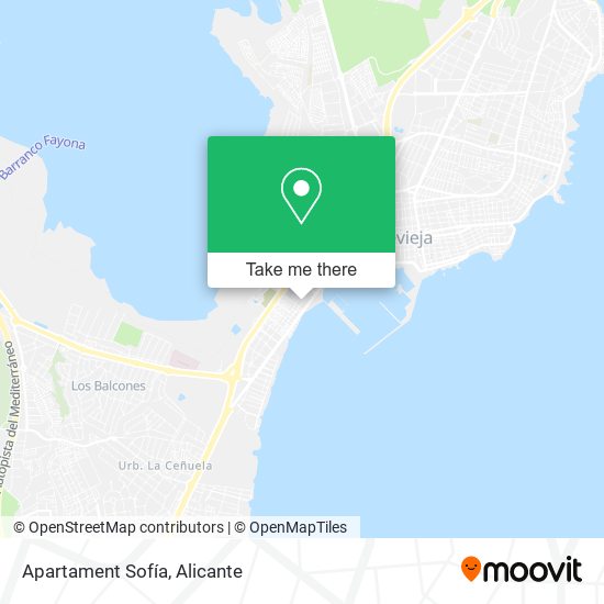 Apartament Sofía map