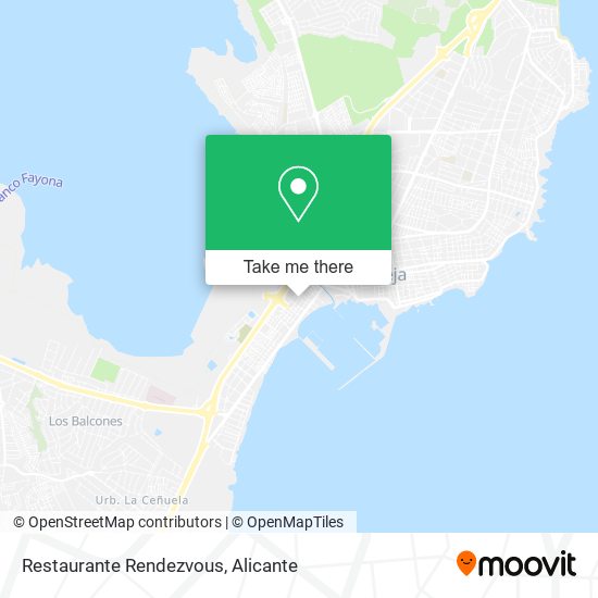 Restaurante Rendezvous map