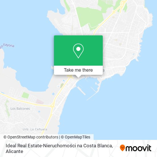 Ideal Real Estate-Nieruchomości na Costa Blanca map
