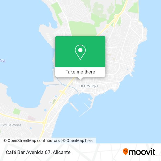 Café Bar Avenida 67 map