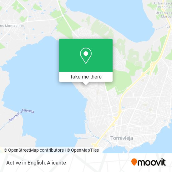 mapa Active in English