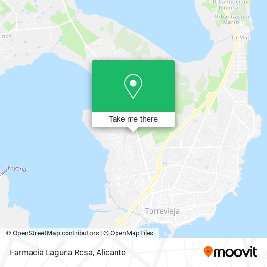 mapa Farmacia Laguna Rosa