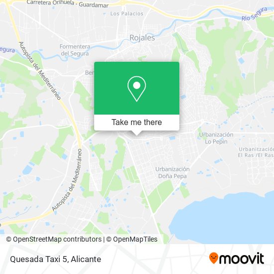 Quesada Taxi 5 map